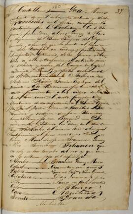 Testimonio de condena