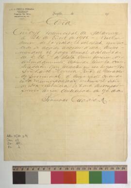 Copia de acuerdo de consejo municipal.