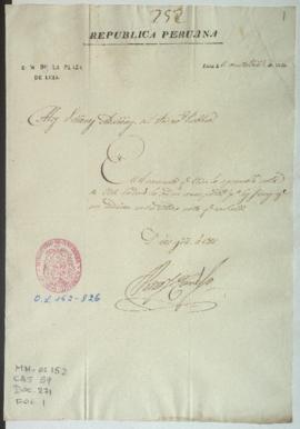 Disposición de orden