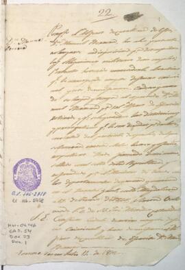 Aprobación de retiro