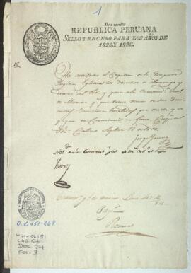 Solicitud de licencia de salida para barco