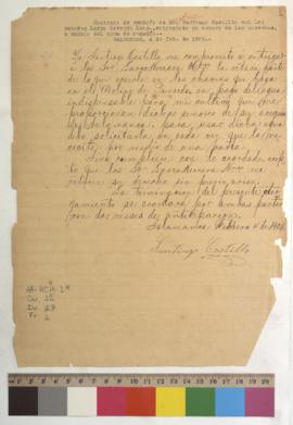 Contrato de sembrío.