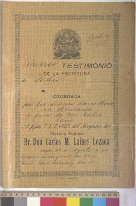 Testimonio de poder