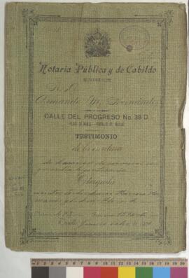 Escritura de contrato