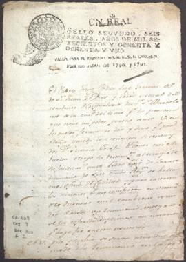 Entrega de testimonio