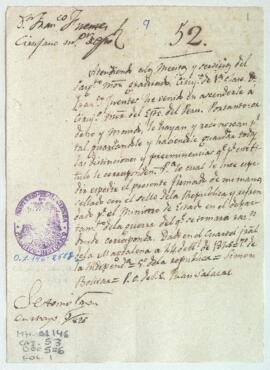 Nombramiento de Cirujano Mayor