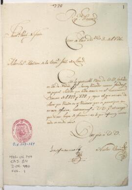 Recepción de papel sellado