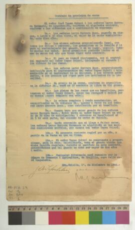 Contrato de provisión de carne