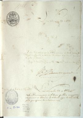 Gastos del comisario de Marina