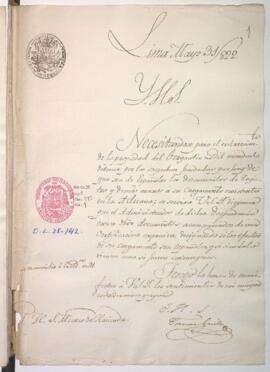 Solicitud de documentos