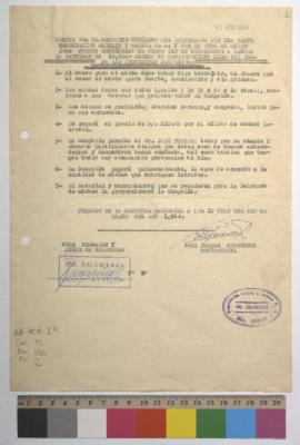 Contrato por labrado de adobes.