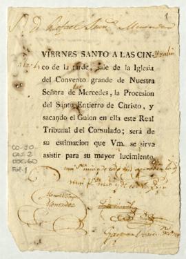 Borrador de invitación