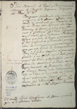 Nombramiento de portero