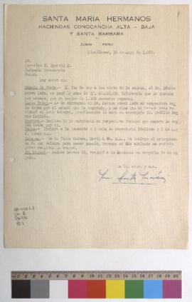 Pago de ganado, entrega de carta orden, envío de presupuesto y viaje a Conocancha