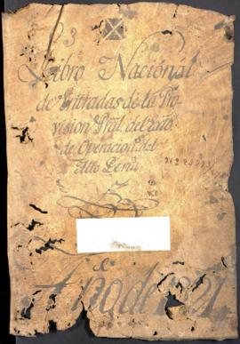 Libro principal de cargo