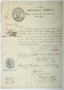 Solicitud de licencia de salida para barco