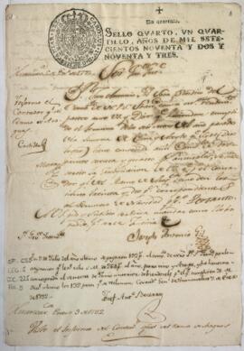 Entrega de cantidad de pesos