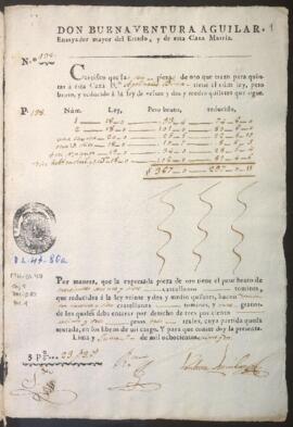 Certificado de autenticidad