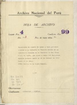 Aprobación de cuentas