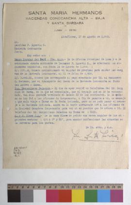 Pago de cuentas y culminación de trabajo