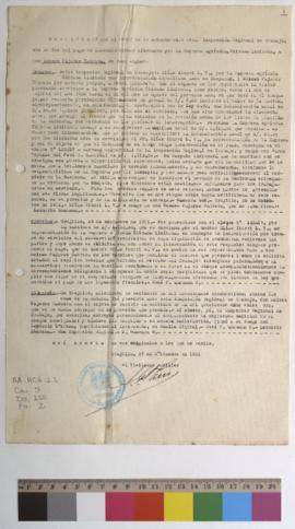 Certificado de indemnización