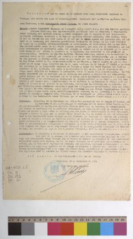 Certificado de indemnización