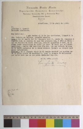 Remisión de cosechas de lana, ladrillos y muebles