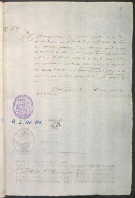 Solicitud de acémilas