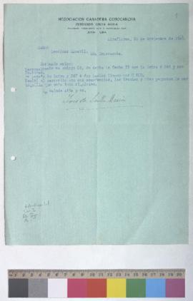 Recepción de carta