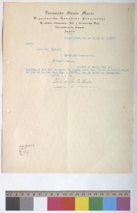 Envío de copia de factura de galletas y fideos