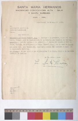 Envío de contrato  y turbina