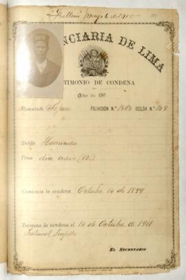 Testimonio de condena