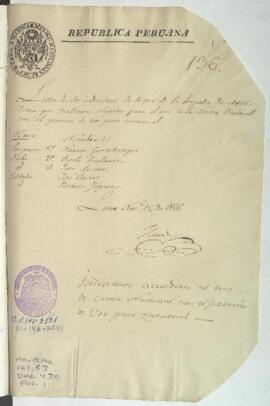 Lista de elegidos para usar la cinta nacional