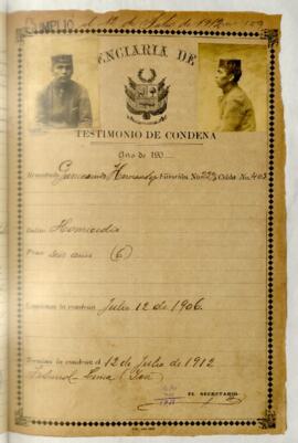 Testimonios de Condena