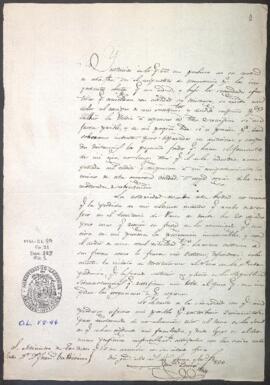 Contestación sobre empréstito