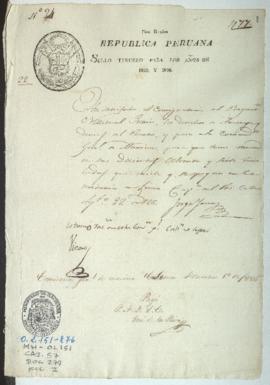 Solicitud de licencia de salida para barco