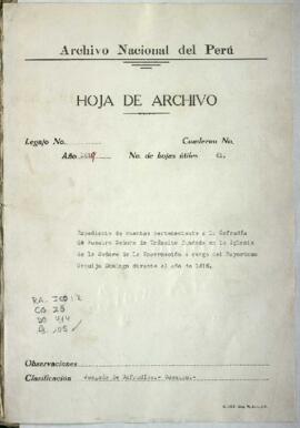 Comprobantes de cuenta