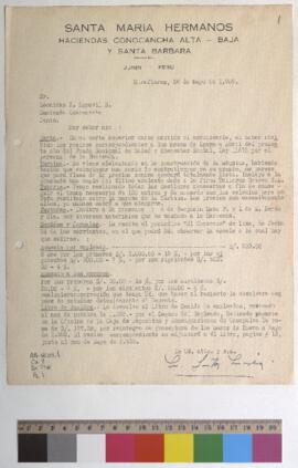 Recepción de recibos, fabricación de turbina, remisión de periódico y aumento de sueldos