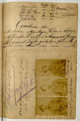 Testimonio de condena