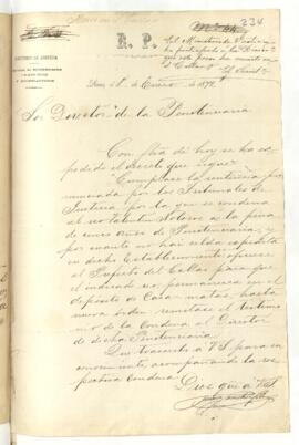 Testimonio de condena