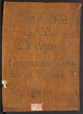 Libro de cargo de correspondencias