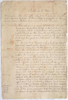 Pedido de protocolización