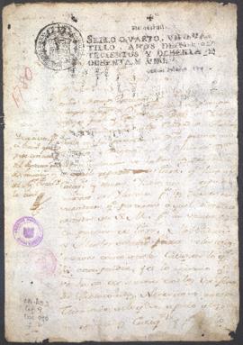 Entrega de testimonio