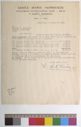 Venta de borregas y carnero y envío de factura
