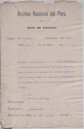 Presentación de cuenta