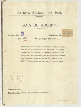 Cuentas de cargo y data