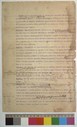 Contrato para abastecimiento de carne