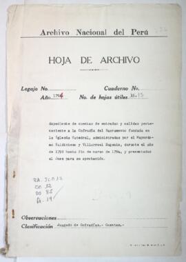 Cuentas de cargo y data