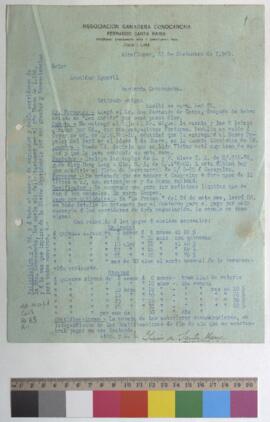 Entrega de cuenta y letras, compra de dosificador y pago de utilidades