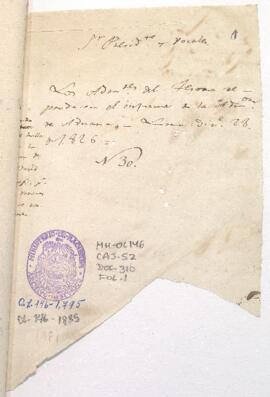 Remisión de informe